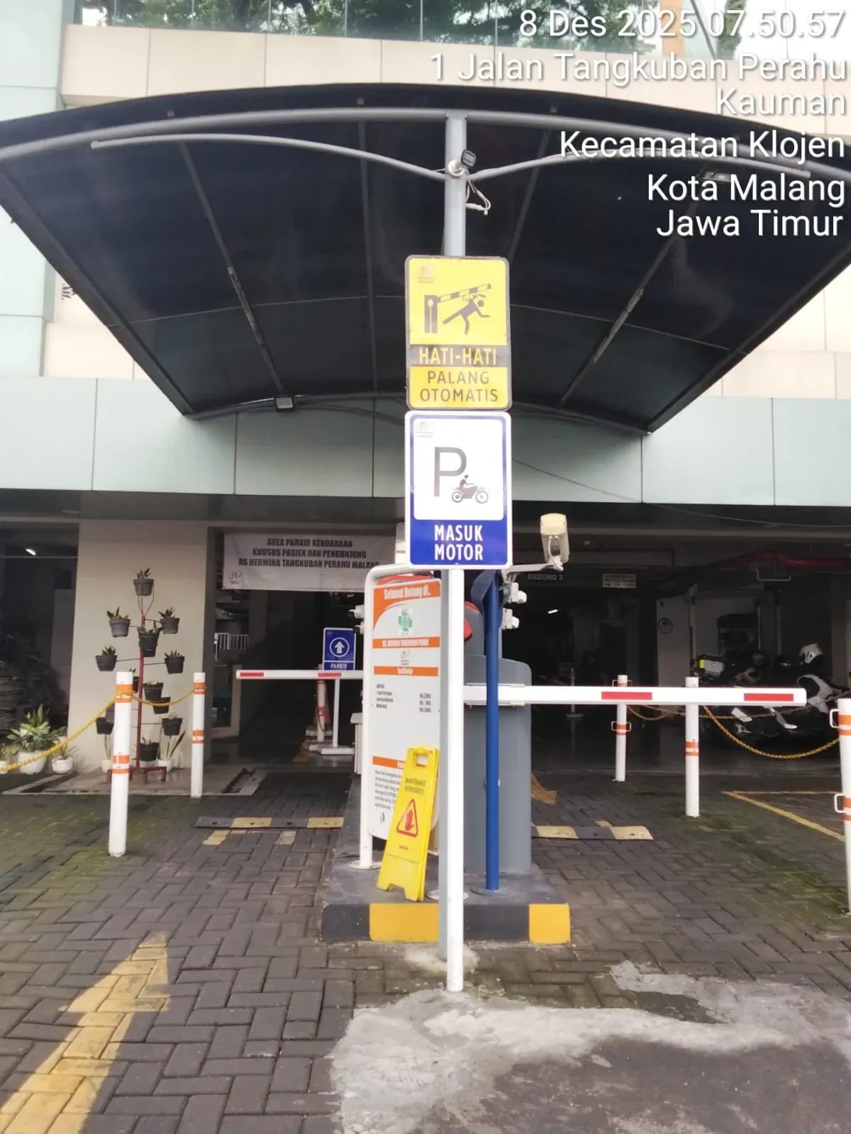 Smart AI Parking NBA di RSH Malang