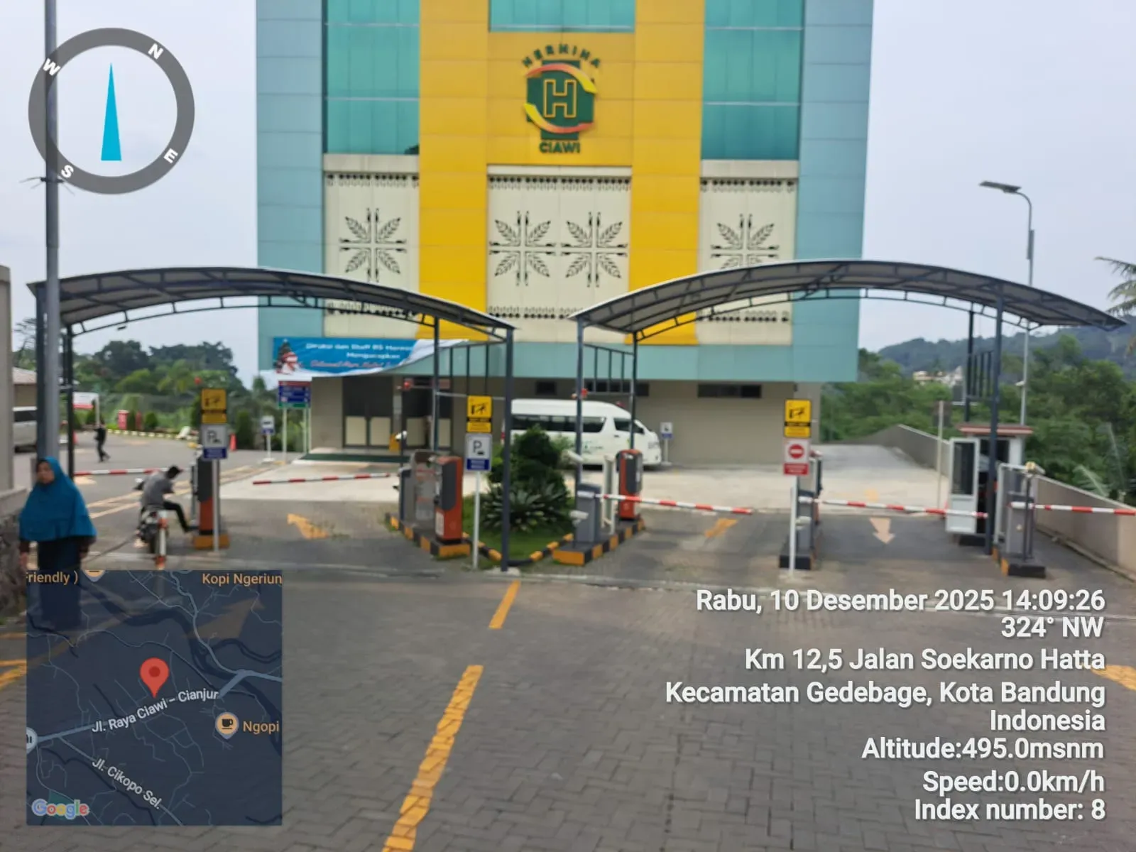 Smart AI Parking NBA di RSH Ciawi