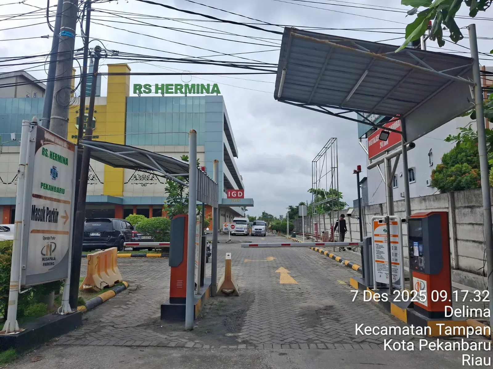 Smart AI Parking NBA di RSH Pekanbaru