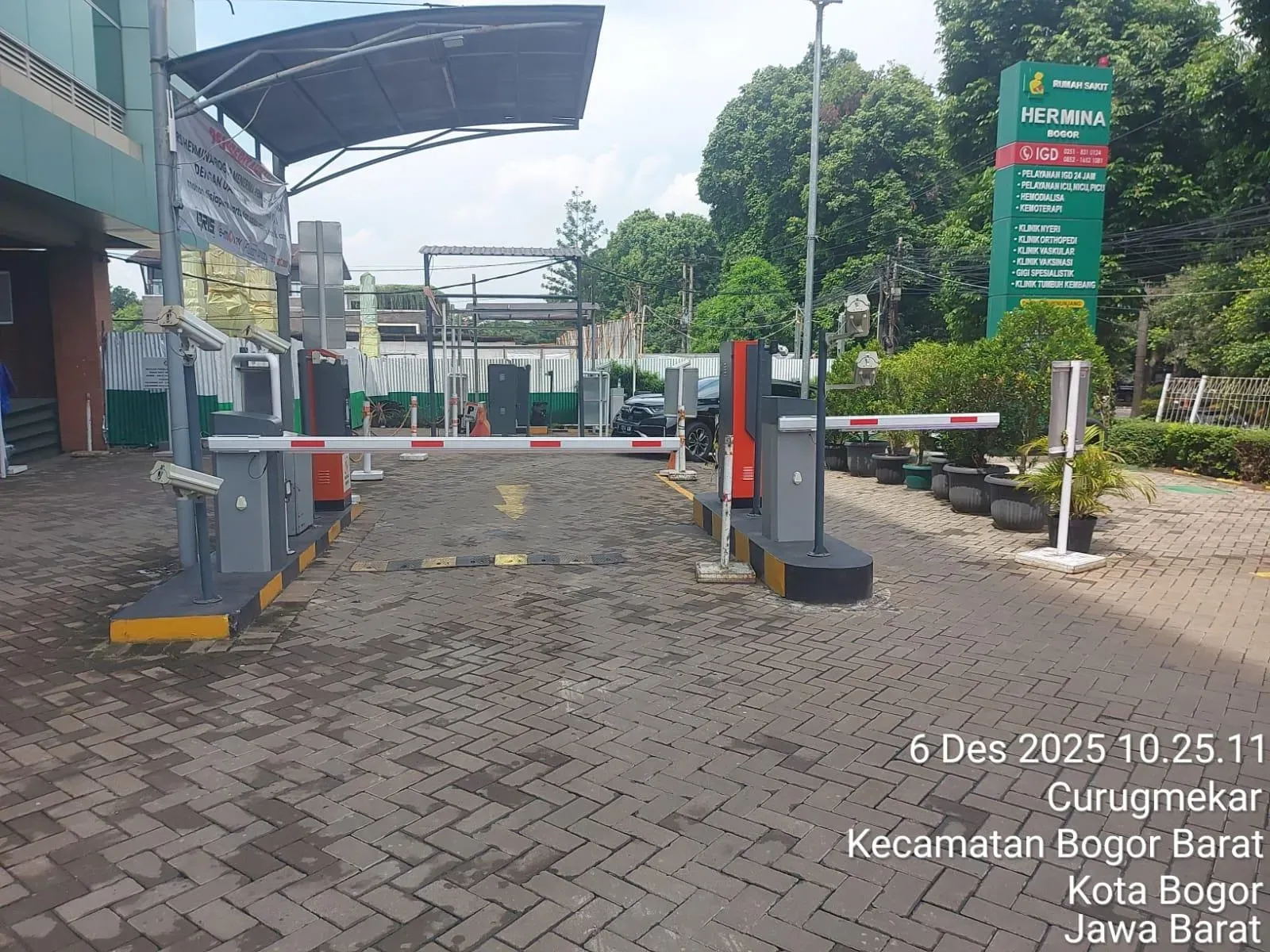 Smart AI Parking NBA di RSH Bogor