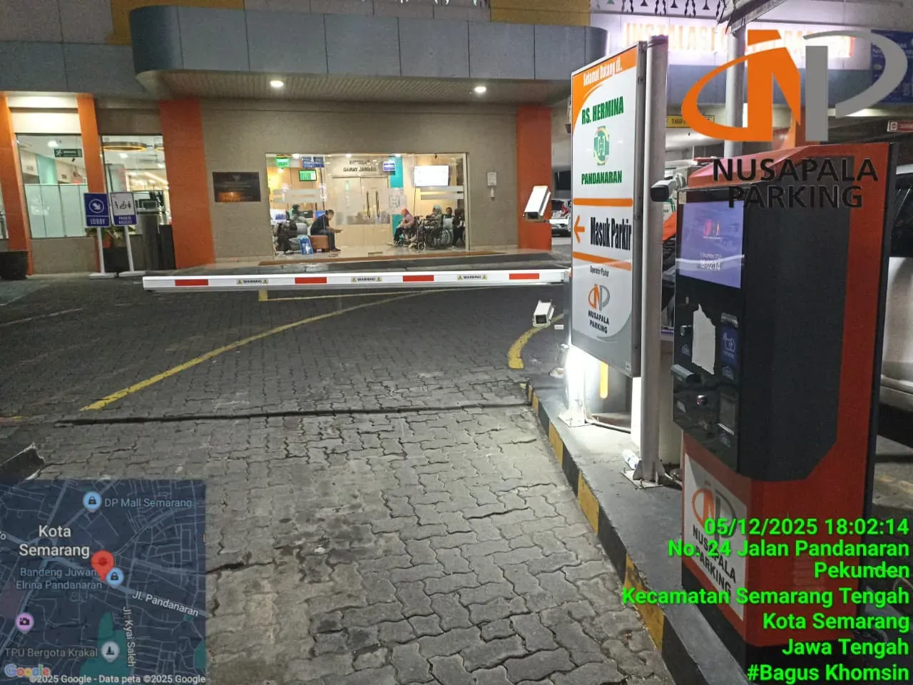 Smart AI Parking NBA di RSH Padanaran